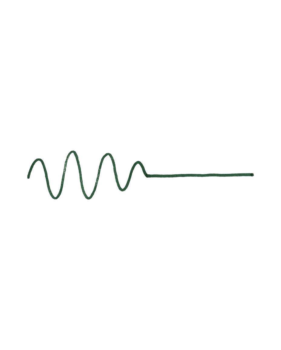 Hand-drawn icon representing emotional numbness and a flat mood.